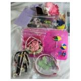 Mixed Craft Supplies and Bead Lot