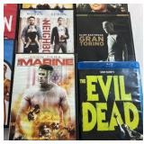 Assorted Movie DVD and Blu-ray Lot