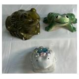 Frog Figurines and Mixed Lot