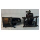Cast Iron Decorative Iron and Scale Figurines