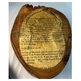 Hand Carved Wooden Lidded Box