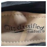 City Classified Comfort Black Mary Jane Heels