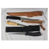 Fillet Knife Lot Rapala J Marttiini Eriksson Quinn Co Fishing Knives
