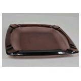 Smoked Glass Square Ashtray