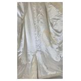 Bagazio Faux Fur Coat Womens Long Ivory Plush Winter Coat