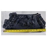 Nine & Co Dark Blue Faux Leather Shoulder Bag