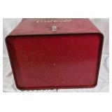Vintage Coca-Cola Metal Cooler Red 1950s