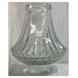 Two Glass Lamp Shades Ribbed and Hobnail Styles