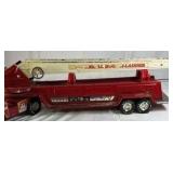 Vintage Structo Fire Truck Ladder Truck Pressed Steel Toy