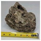 Natural Lava Rock Specimen – Porous Vesicular Basalt Display Piece
