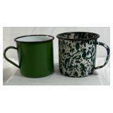 Enamelware Coffee Mug Lot