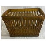 Wicker Storage Basket Set Rectangular Rustic Home Decor