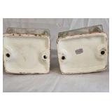 Vintage Porcelain Family Prayer Figurines Pair