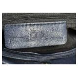 Nine & Co Dark Blue Faux Leather Shoulder Bag