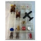 Assorted Miniatures and Small Toys – Dolls Chairs Blocks Plane Figures