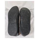 Michael Kors Black Ballet Flats with Patent Toe