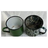 Enamelware Coffee Mug Lot