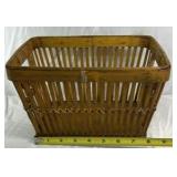 Wicker Storage Basket Set Rectangular Rustic Home Decor