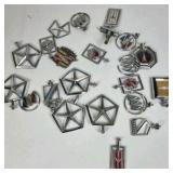 Vintage Car Emblem Hood Ornament Badge Lot