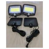 LED Flood Light and Solar Motion Sensor Light – Outdoor Lighting Units