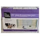 Pet Supplies Lot – Inflatable Collar Play Pen Grooming Kit
