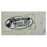 San Francisco Music Box Company Floral Trinket Box