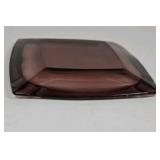 Smoked Glass Square Ashtray