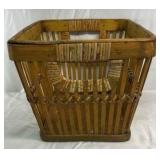 Wicker Storage Basket Set Rectangular Rustic Home Decor