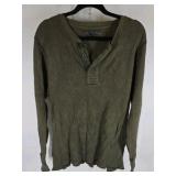 Men’s Thermal Shirt Lot XL Long Sleeve Waffle Knit Henley GAP Old Navy Bundle