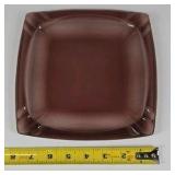 Smoked Glass Square Ashtray
