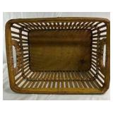 Wicker Storage Basket Set Rectangular Rustic Home Decor