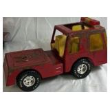 Vintage Structo Fire Truck Ladder Truck Pressed Steel Toy