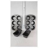 Non-Stick Cupcake Pans and Loaf Pans Set
