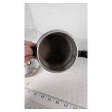 Vintage Aluminum Coffee Percolators with Black Handles