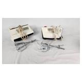 Hamilton Beach Mixette and General Electric Hand Mixer