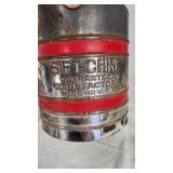 Assorted Vintage Kitchen Utensils including Sift-Chine Sifter, Grater, and Knives