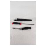 Victorinox and Matzuo Fillet Knives with Sheath