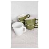 Drinkware and Cups including Green Ceramic Cups and Glass Mugs