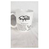 Glass Beer Stein with Pewter Lid, Minnesota National Guard Mug, and Terry Redlin "The Birch Line" Mug