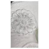 Vintage Glass Serving Trays and Ebb Tide by Red Wing Dish