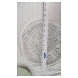 Vintage Glass Serving Trays and Ebb Tide by Red Wing Dish