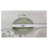 Vintage Glass Serving Trays and Ebb Tide by Red Wing Dish