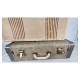 Vintage Suitcases with Striped and Textured Designs