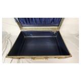 Vintage Suitcases with Striped and Textured Designs