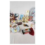 Holiday Decorations and Accessories including LED String Lights, Figurines, and Ornaments