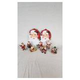 Santa Claus Figurines and Wall Decor