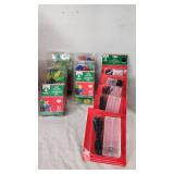 Holiday lighting collection including GE Holiday Classics 100 Lights Super Sphere, Enchanted Forest Globe Light, and LED light sets