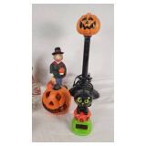 Assorted Halloween Decorations including Jack-o