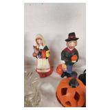 Assorted Halloween Decorations including Jack-o
