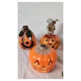 Assorted Halloween Decorations including Jack-o